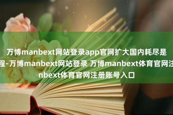 万博manbext网站登录app官网扩大国内耗尽是一项系统工程-万博manbext网站登录 万博manbext体育官网注册账号入口